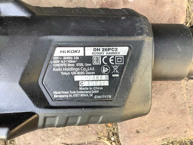 2021 hikoki dh 26pc2 boormachine - afbeelding 6 van  6