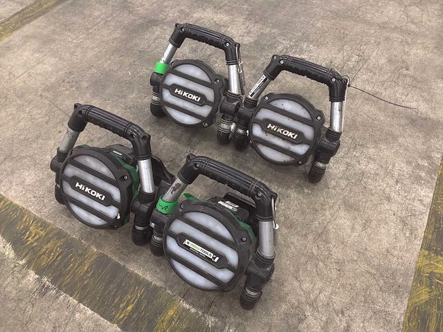 2021 hikoki ub 18dgl led bouwlamp (4x) - afbeelding 1 van  5