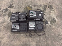 2021 hikoki ub 18dgl led bouwlamp (4x) - afbeelding 5 van  5