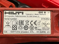 2021 hilti dx 6 kruitschiethamer - afbeelding 4 van  4