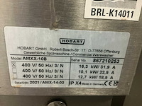 2021 hobart amxx-10b korvenvaatwasmachine - afbeelding 3 van  11