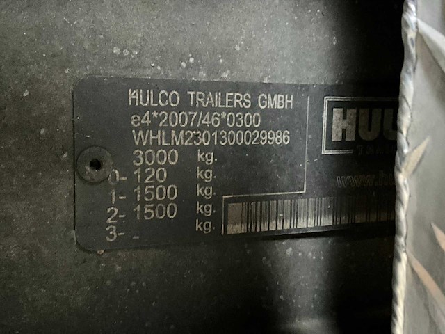 2021 hulco medax-2 aanhangwagen - afbeelding 7 van  19