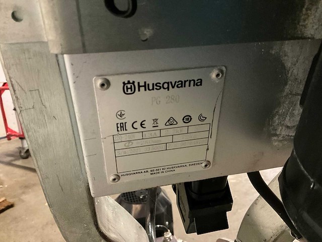 2021 husqvarna pg 280 betonschuurmachine - afbeelding 5 van  5