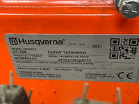 2021 husqvarna st124 sneeuwblazer - afbeelding 3 van  11