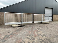 2021 hw productie aluminium schuifpoort 10.00m doorgang