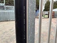 2021 hw productie aluminium schuifpoort 10.00m doorgang - afbeelding 13 van  13