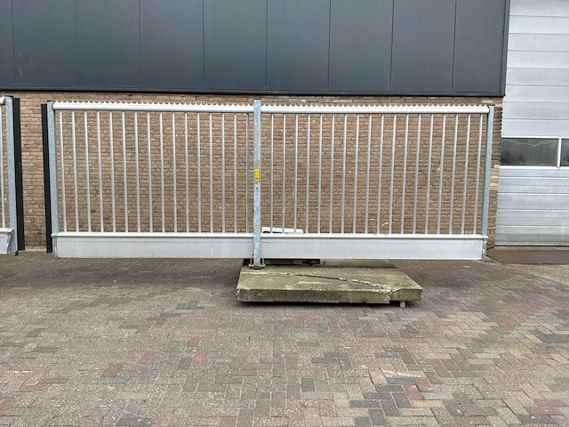 2021 hw productie aluminium schuifpoort 10.00m doorgang - afbeelding 9 van  13