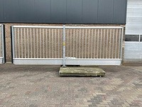 2021 hw productie aluminium schuifpoort 10.00m doorgang - afbeelding 9 van  13