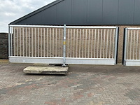2021 hw productie aluminium schuifpoort 10.00m doorgang - afbeelding 10 van  13