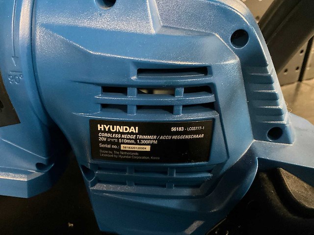 2021 hyundai 56183/56184 accu heggenschaar - afbeelding 4 van  4