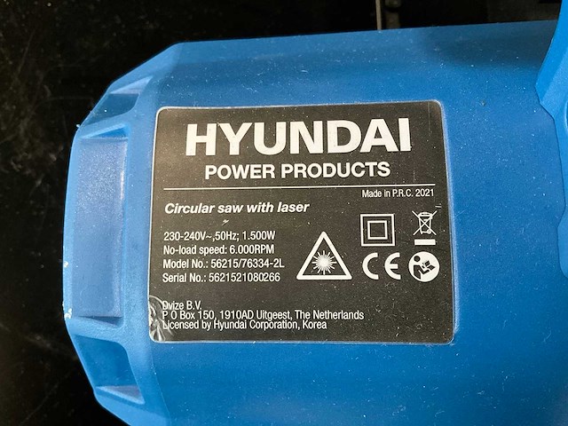 2021 hyundai 56215 cirkelzaagmachine - afbeelding 4 van  4