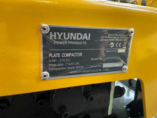 2021 hyundai cnp30 trilplaat - afbeelding 4 van  6