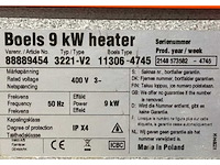 2021 inelco 3221-v2 industriële heater - afbeelding 3 van  5