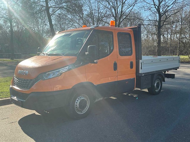 2021 iveco 35-160 hi matic daily bedrijfswagen open laadbak - afbeelding 12 van  42