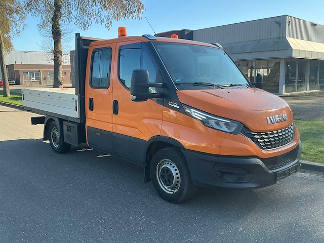 2021 iveco 35-160 hi matic daily bedrijfswagen open laadbak - afbeelding 10 van  42