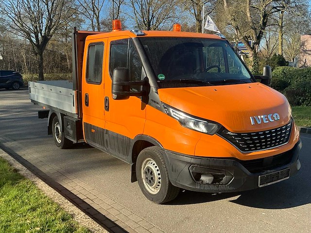 2021 iveco 35-160 hi matic daily bedrijfswagen open laadbak - afbeelding 9 van  42