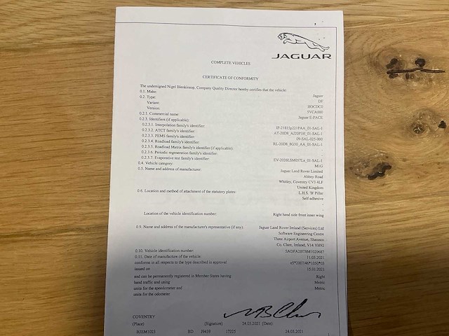 2021 jaguar e-pace phev personenauto - afbeelding 46 van  51