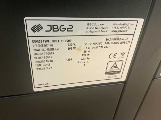 2021 jbg2 elegant rdel-21-0900 gebaksvitrines - afbeelding 5 van  5