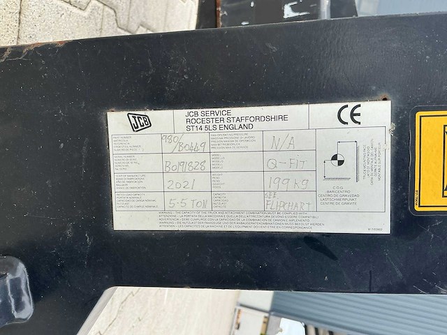 2021 jcb 555p-210r roterende verreiker met uitrusting - afbeelding 79 van  87
