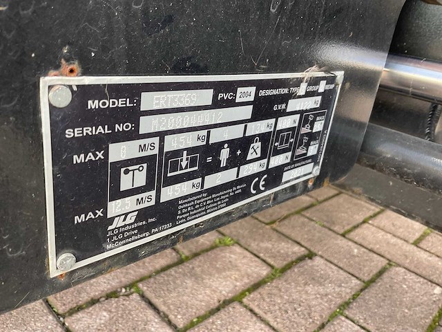 2021 jlg ert3369 hoogwerker - afbeelding 14 van  21