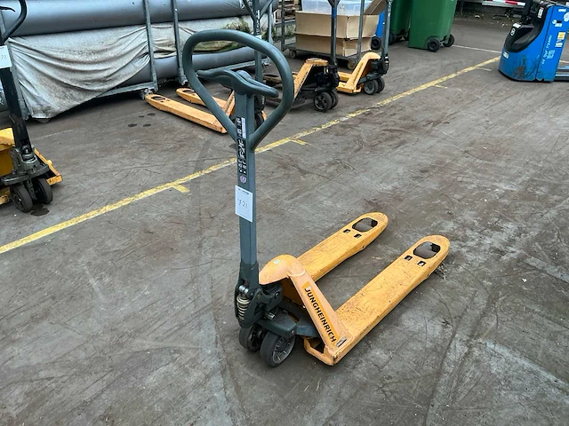 2021 jungheinrich am22 hand hydraulische palletwagen - afbeelding 4 van  7