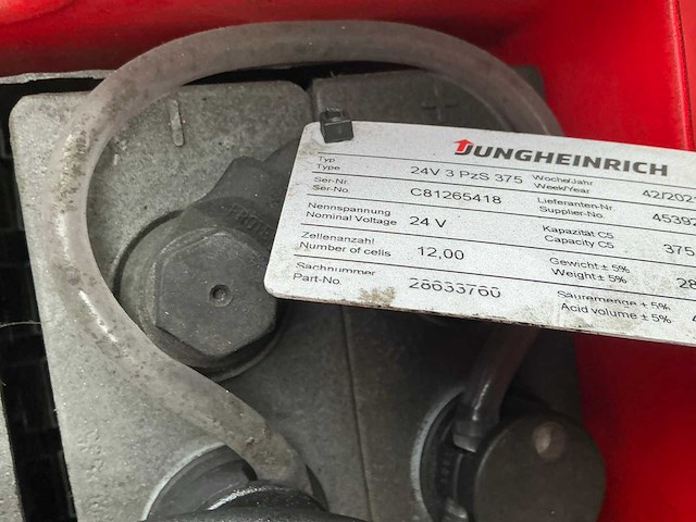 2021 jungheinrich ere120 elektrische palletwagen - afbeelding 5 van  17