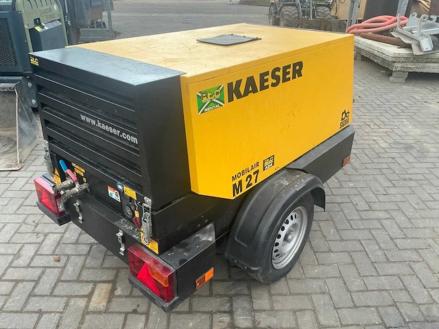 2021 kaeser compressor aanhanger mobilair m27 - afbeelding 2 van  28