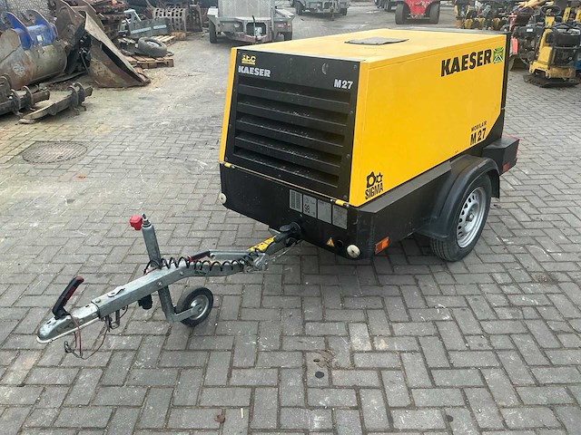 2021 kaeser compressor aanhanger mobilair m27 - afbeelding 1 van  28
