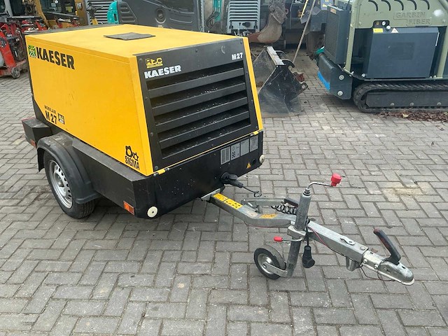 2021 kaeser compressor aanhanger mobilair m27 - afbeelding 12 van  28