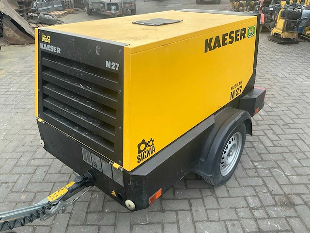 2021 kaeser compressor aanhanger mobilair m27 - afbeelding 25 van  28