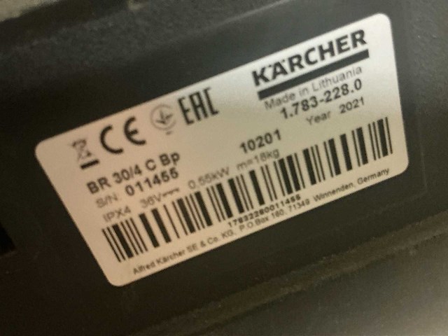 2021 kärcher br 30/4 c bp schrobzuigmachine - afbeelding 5 van  5