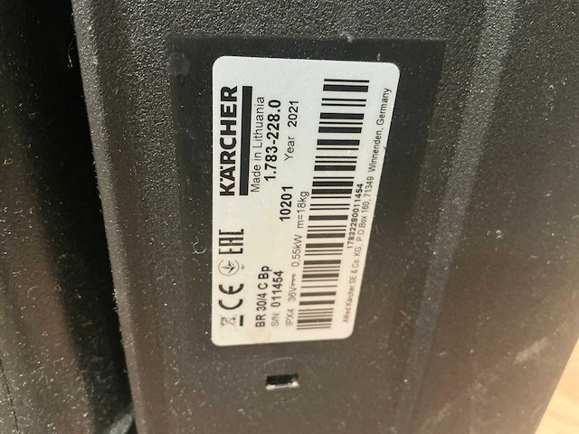 2021 kärcher br 30/4 c bp schrobzuigmachine - afbeelding 4 van  4