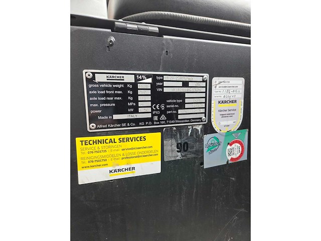 2021 karcher km120/250rbppack opzit veegmachine - afbeelding 8 van  8