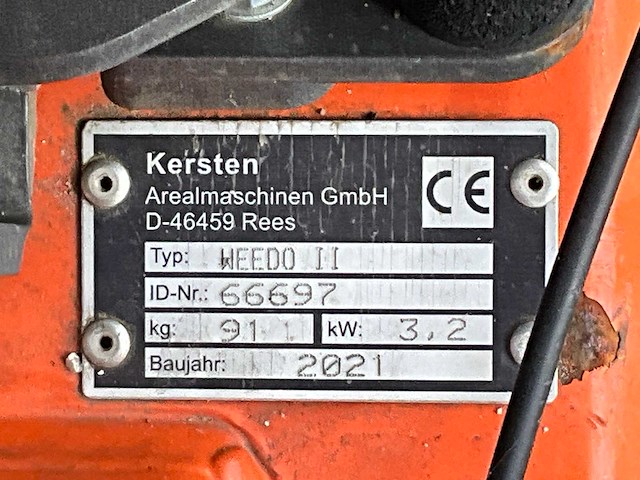2021 kersten weedo ii onkruidborstelmachine - afbeelding 8 van  16
