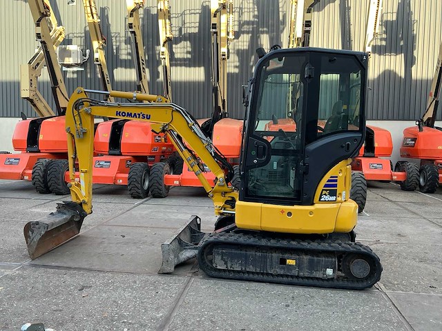 2021 komatsu pc26mr minigraafmachine - afbeelding 12 van  39