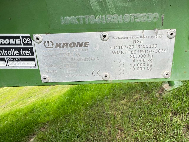 2021 krone gx440 (tt801-20) universele transportwagen - afbeelding 44 van  45