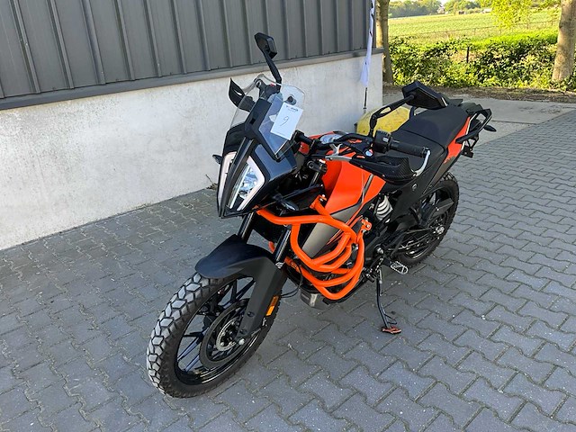 2021 ktm 390 adventure motorfiets - afbeelding 1 van  7