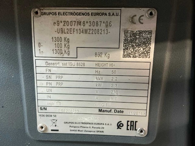 2021 kubota hilight h6+ bouwlamp - afbeelding 16 van  23