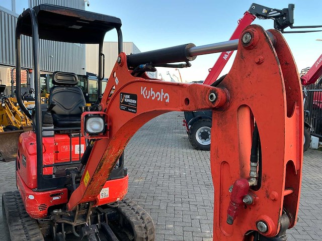 2021 kubota u17-3 minigraafmachine - afbeelding 11 van  21