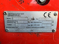 2021 kubota u17-3 minigraafmachine - afbeelding 20 van  21