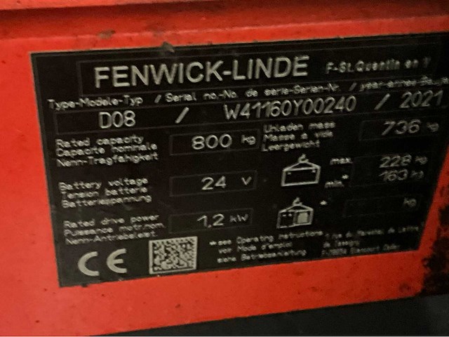 2021 linde d08 dubbele ketting stapelaar - afbeelding 3 van  11
