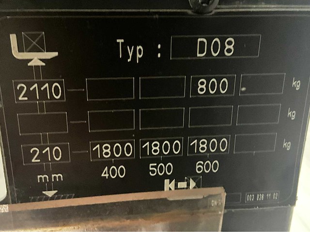 2021 linde d08 dubbele ketting stapelaar - afbeelding 11 van  11