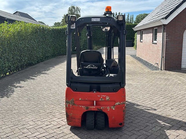 2021 linde e16c-02 vorkheftruck - afbeelding 2 van  9