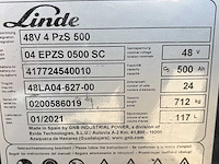 2021 linde e16c-02 vorkheftruck - afbeelding 9 van  9