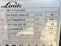 2021 linde e16c-02 vorkheftruck - afbeelding 9 van  9