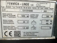 2021 linde l12 stapelaar - afbeelding 23 van  45