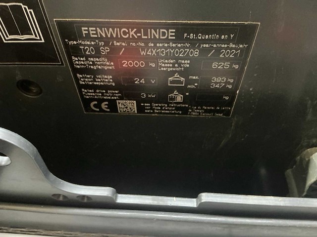 2021 linde t20sp elektrische palletwagen - afbeelding 2 van  48