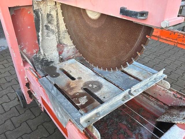 2021 lissmac dts 1000 v steenzaagmachine / bloksteenzaagmachine - afbeelding 7 van  9