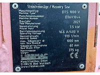 2021 lissmac dts 1000 v steenzaagmachine / bloksteenzaagmachine - afbeelding 9 van  9