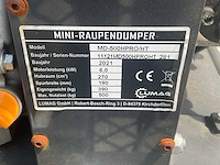 2021 lumag md-500hpro/ht mini-rupsdumper - afbeelding 2 van  10